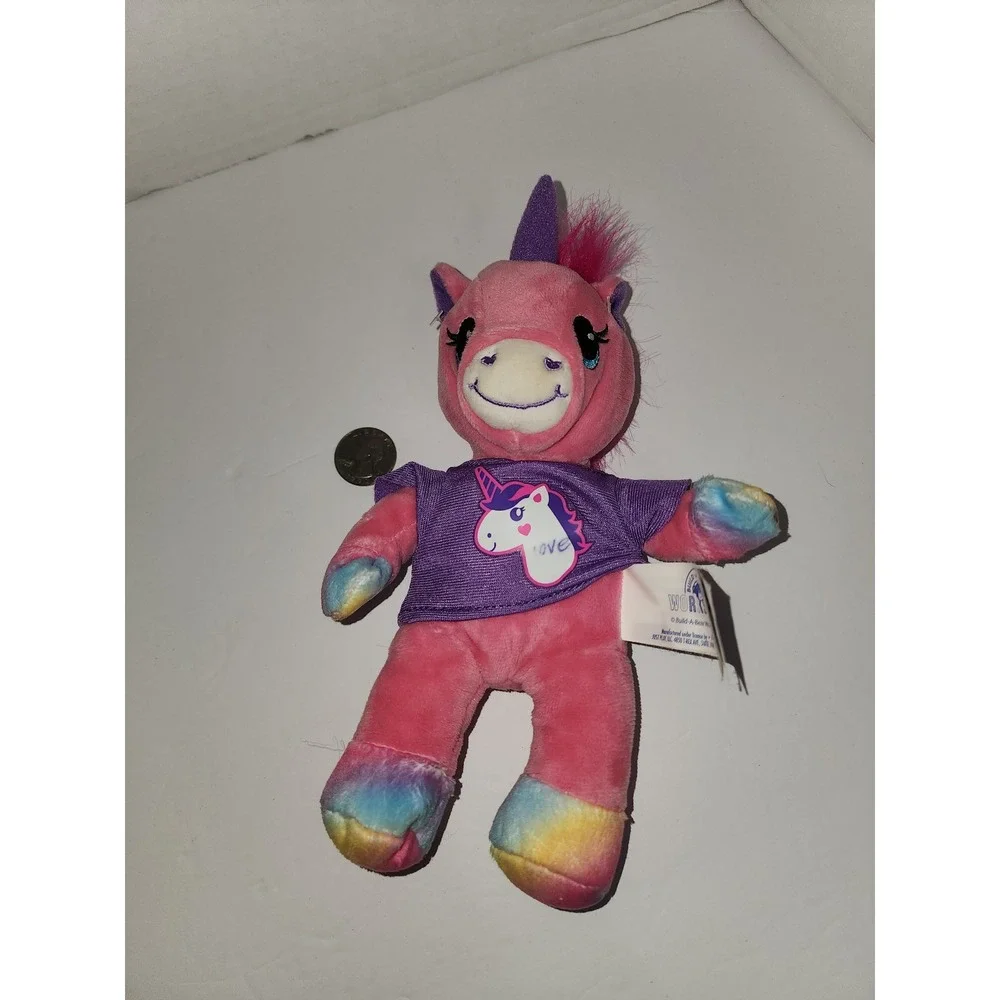 Build-A-Bear Workshop Mini Rainbow Unicorn plush‎
